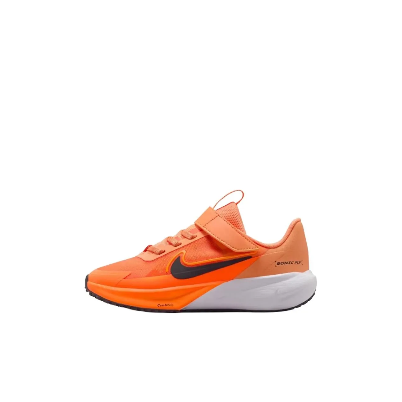 Nike SONIC FLY Low Топ Детские Беговые Кроссовки Оранжевый Черный