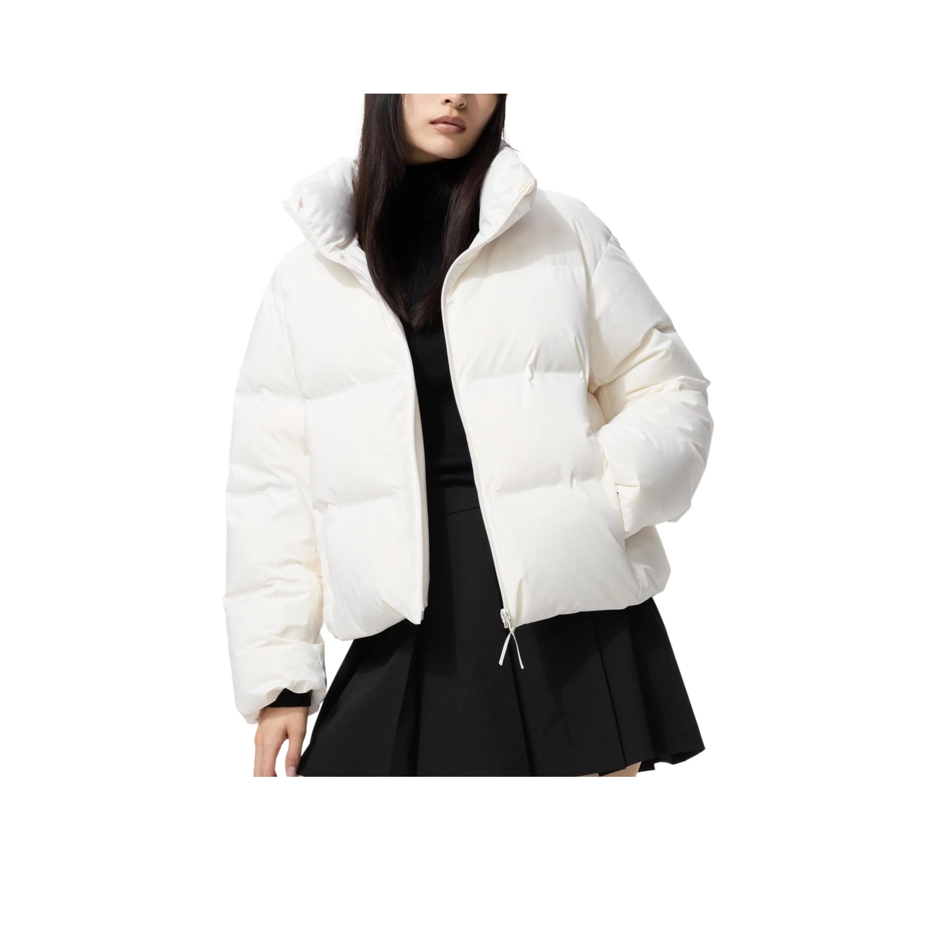 UNIQLO Белый Женский Пуховик