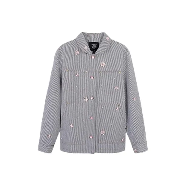 COVT Черно-белые полосы Женские Куртки