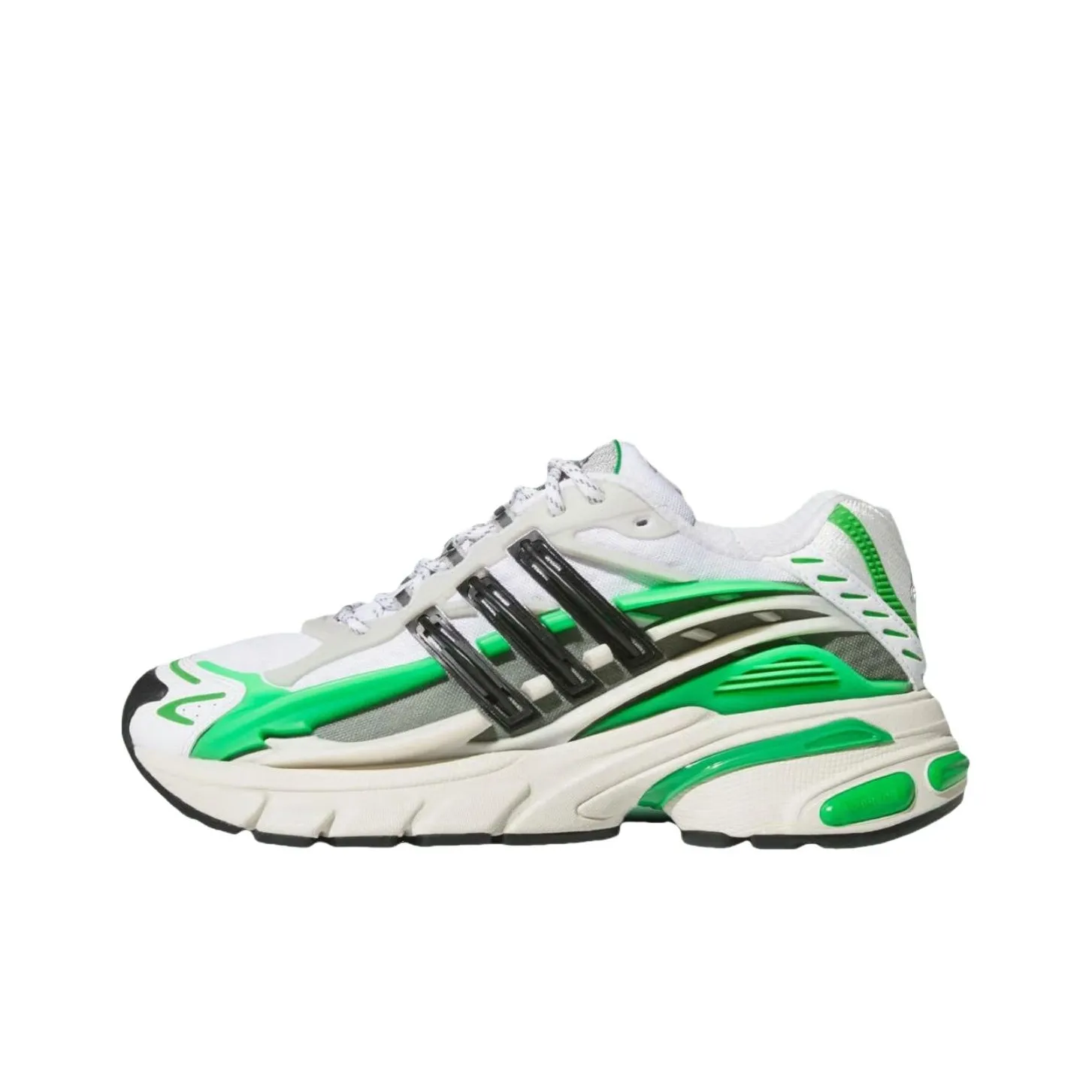 Pharrell Williams x Adidas Adistar Jellyfish Устойчивые к истиранию Низкие Кроссовки Унисекс Черные Зеленые