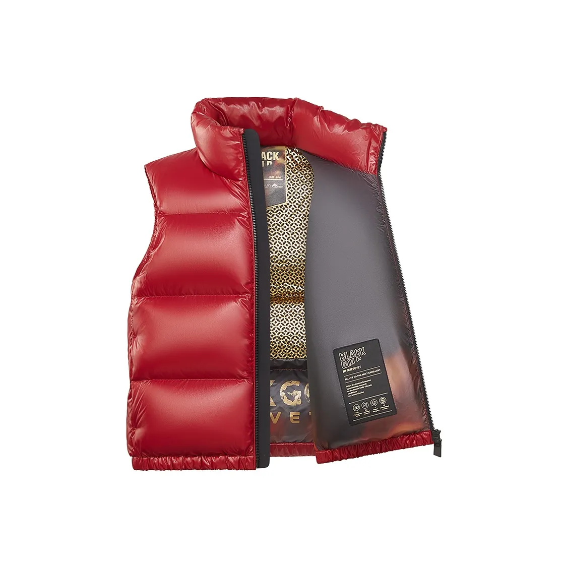 GOLDFARM Ангора Красный Школьный Пуховик