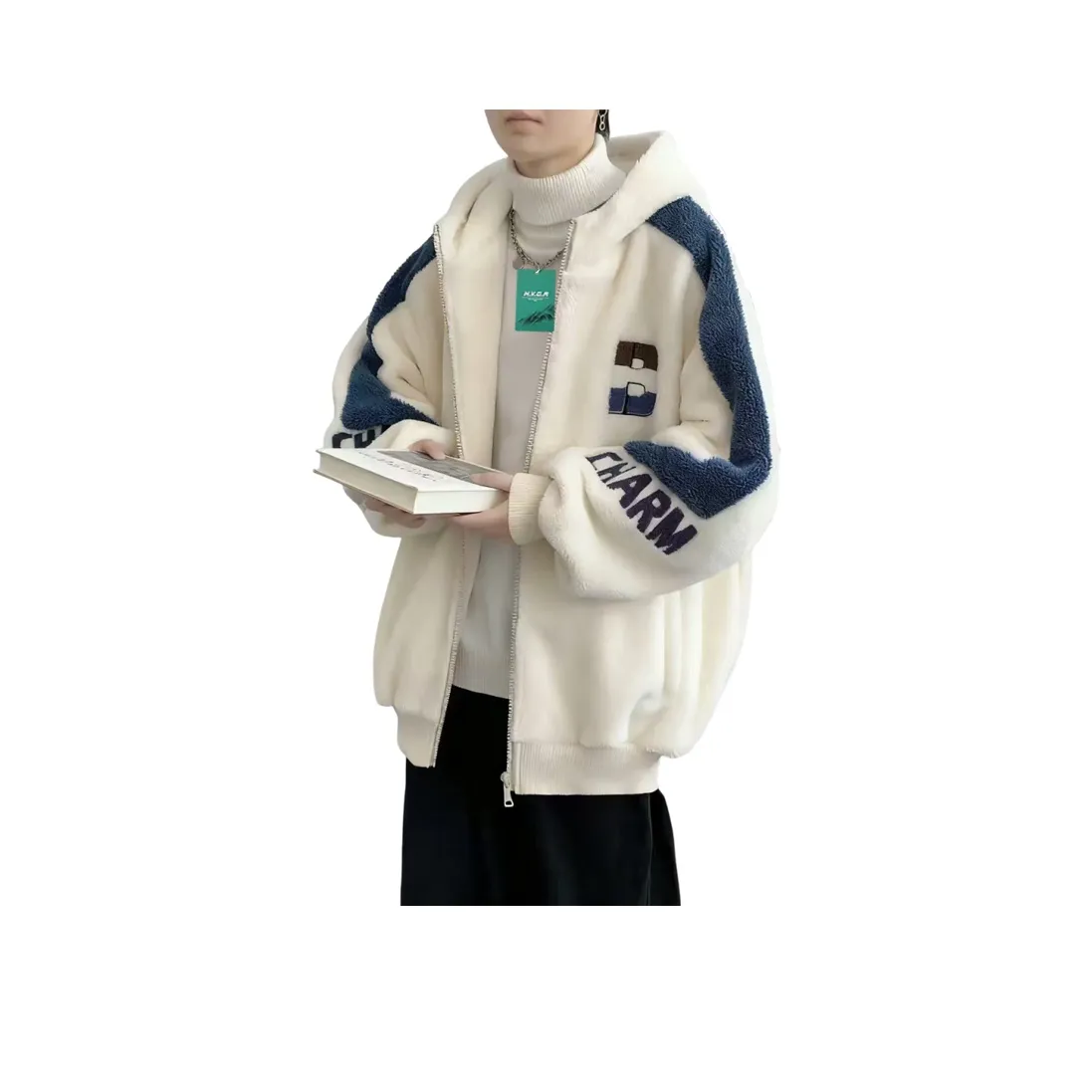 H.V.G.A Velvet Feel Coat Unisex H.V.G.A Вельвет Feel Пальто Унисекс