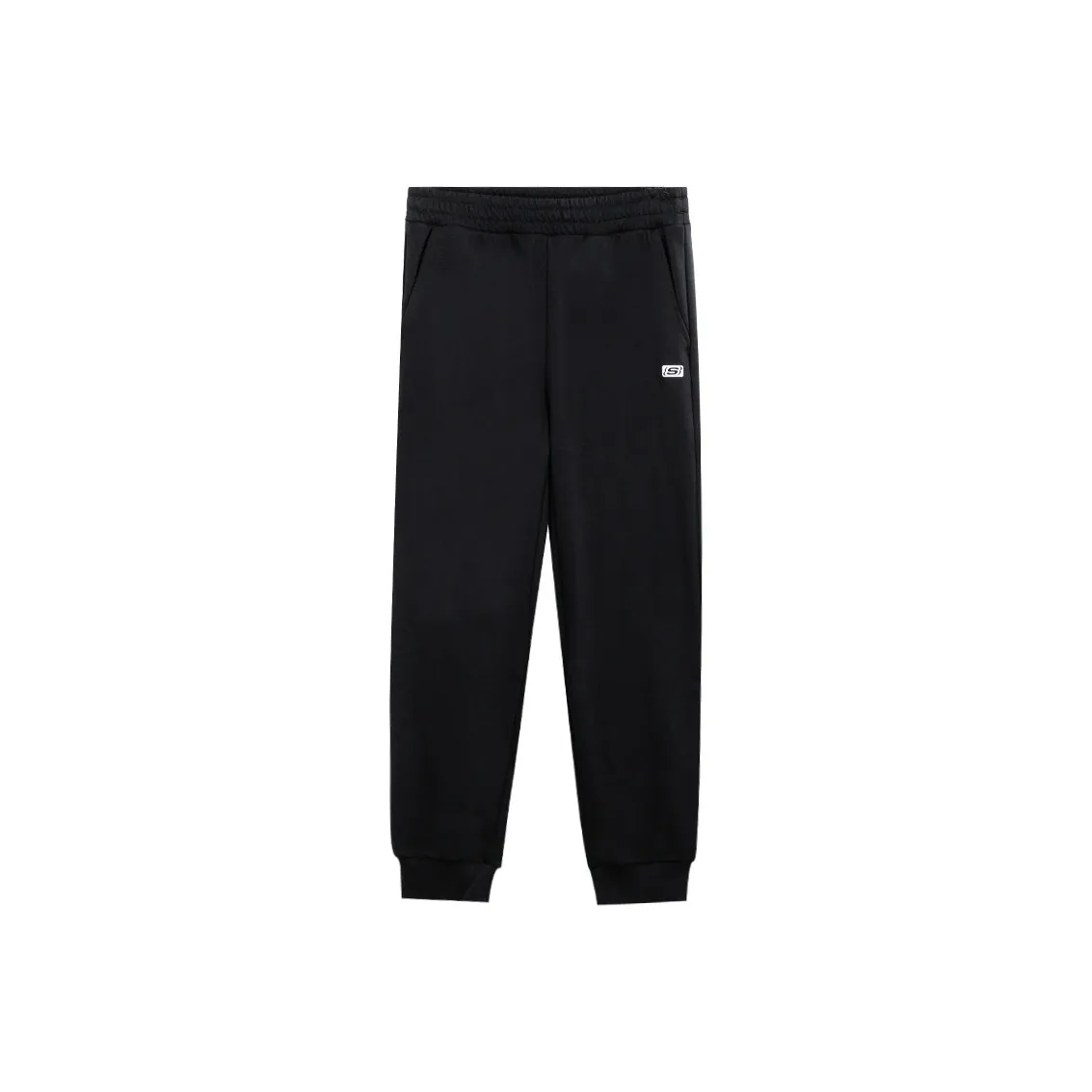 Skechers Вязаные спортивные брюки мужские цвет угольно-черный