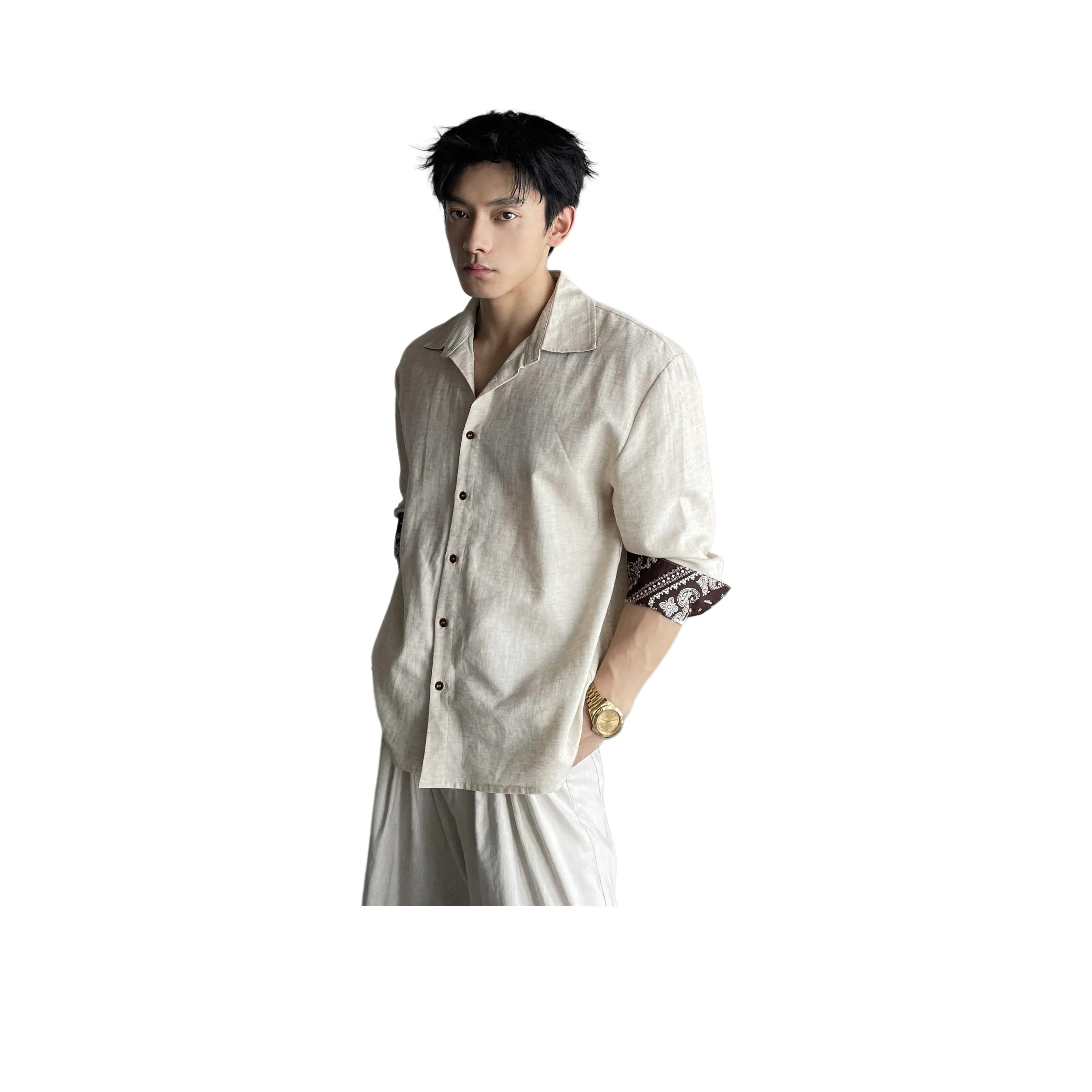 PVPVPV Linen Unisex Shirts
