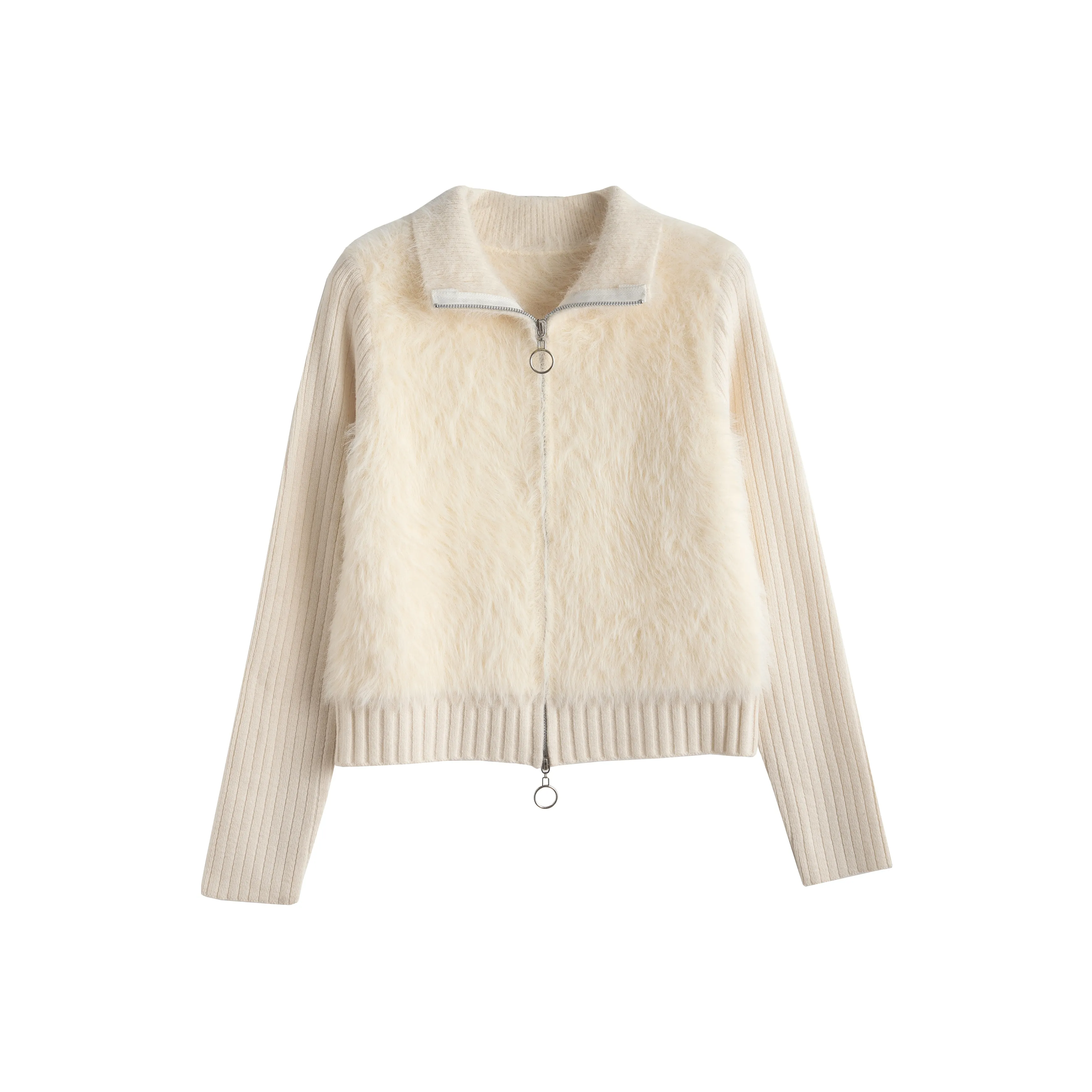 Tonlion Бежевый Абрикос Женская Трикотажная