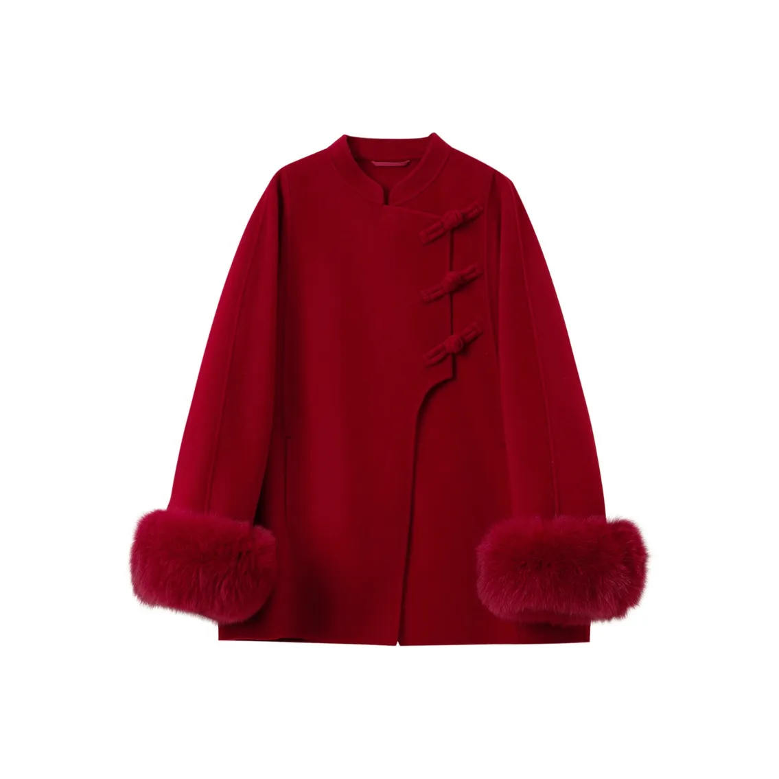 3COLOUR Red Women's Coat