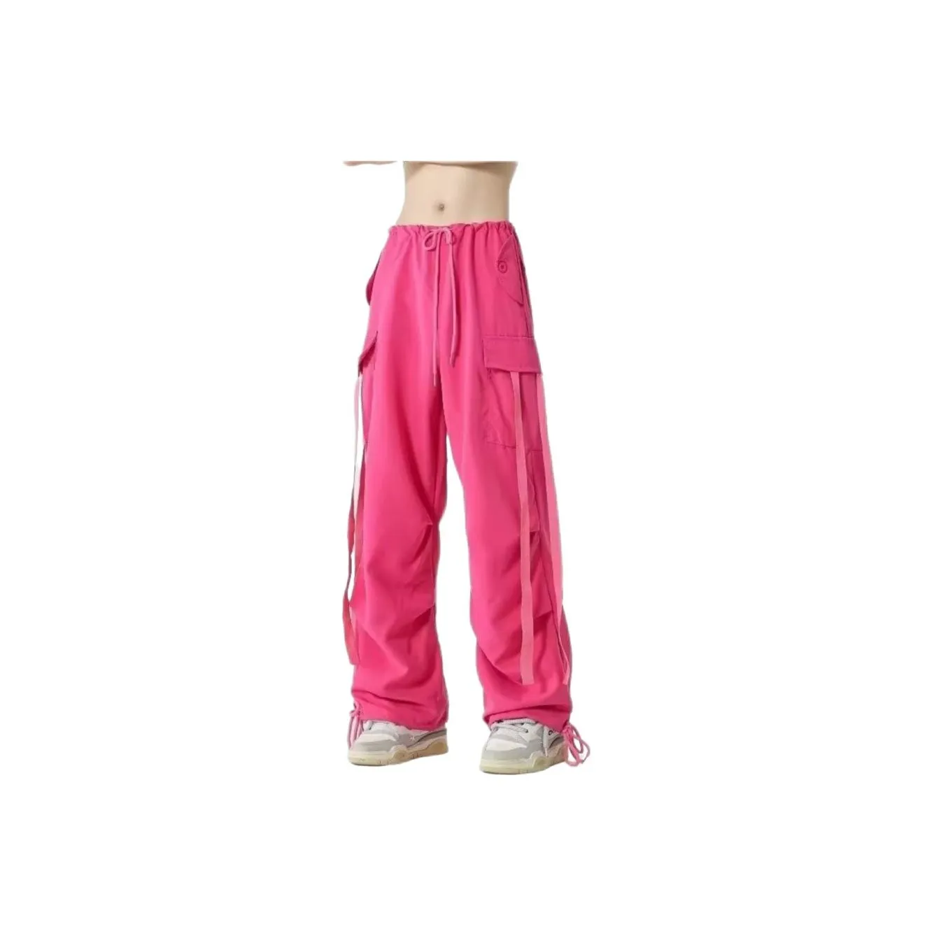 TONYBEAR Pink Women's Casual Pants TONYBEAR Розовые Женские Повседневные Штаны