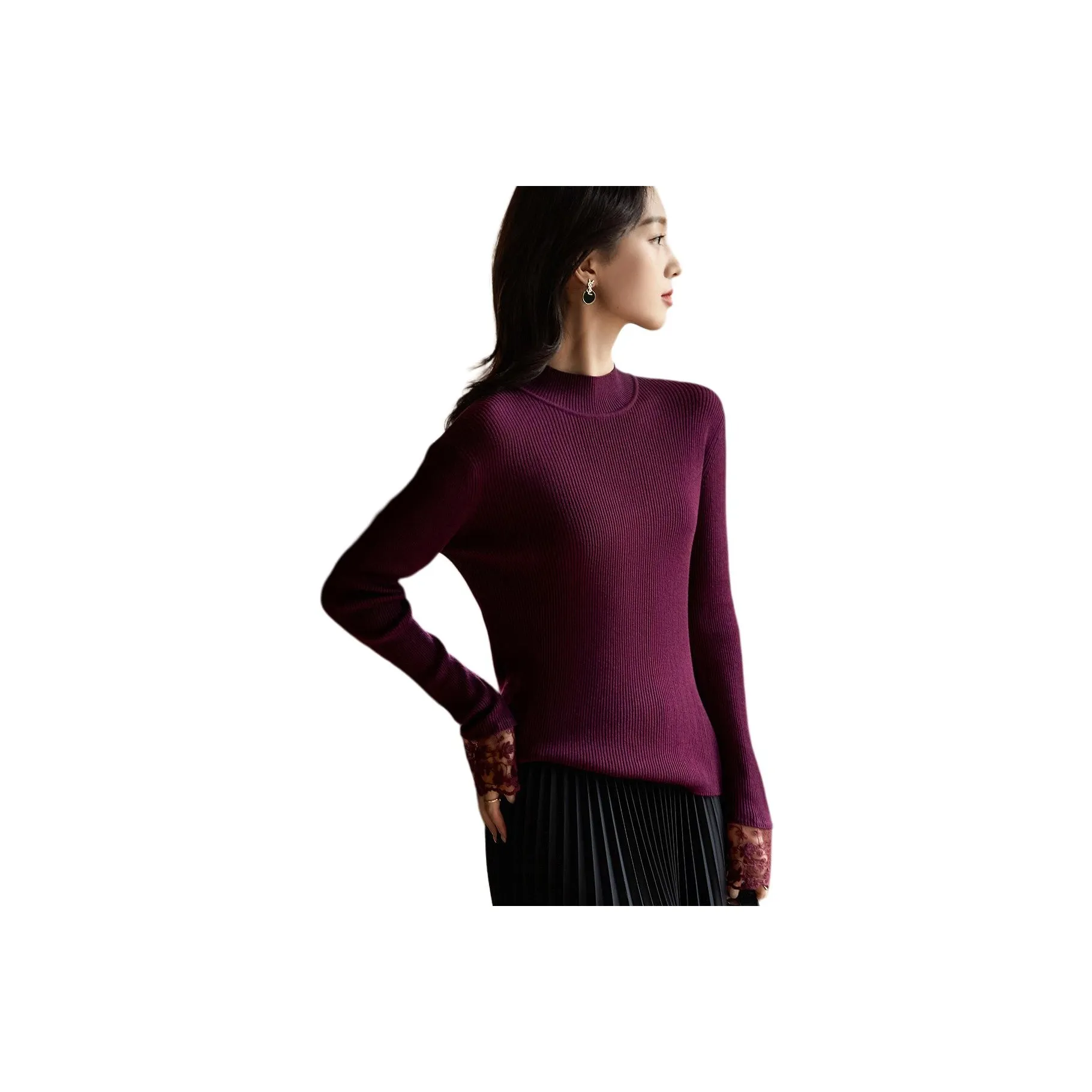 Dme Баклажаново-фиолетовый Женский Трикотаж