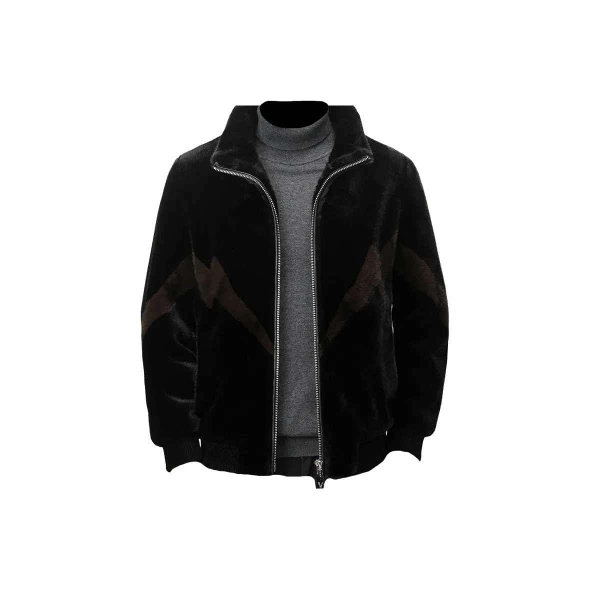 SENJIALUO Черный мужской мех