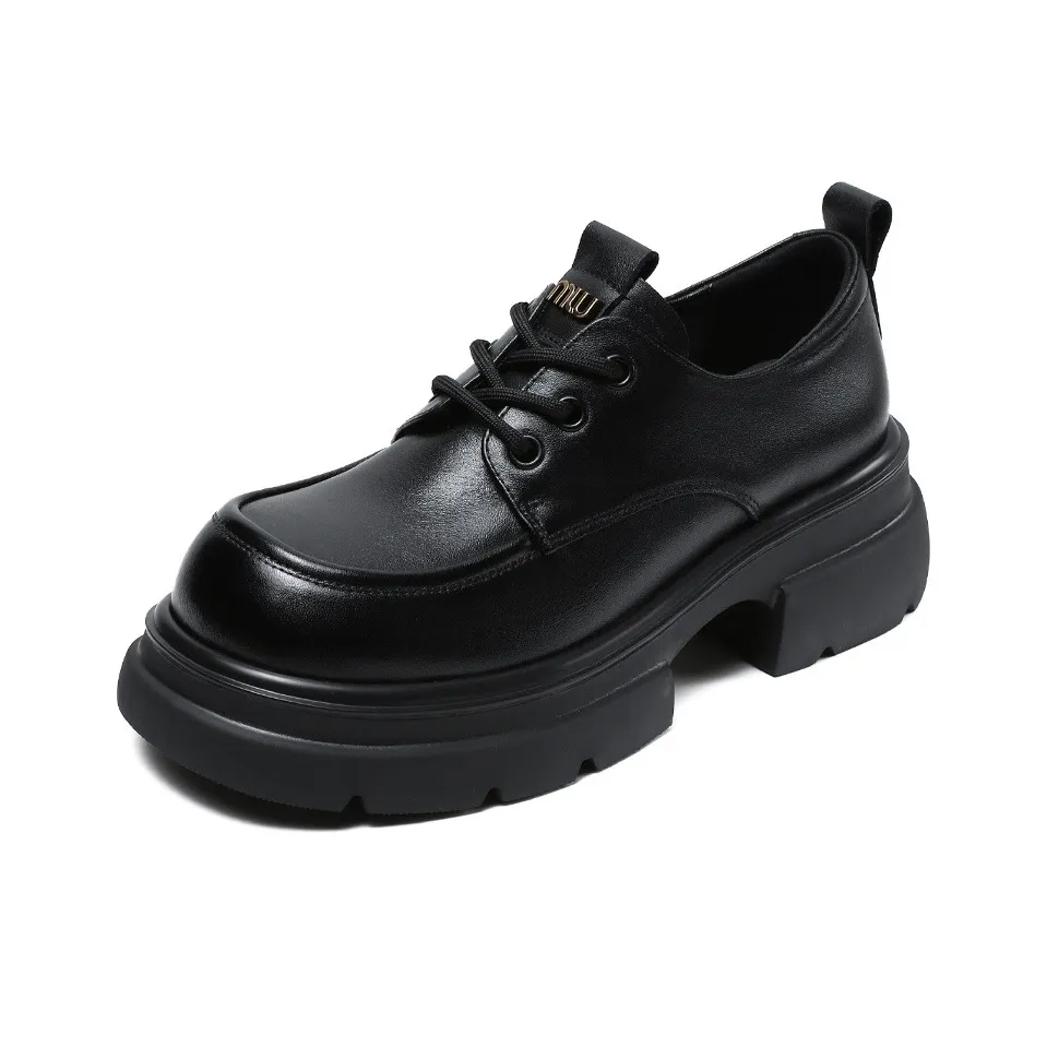 H2 Винтаж Платформа Увеличение Высоты Удобные Повседневные Женские Лоферы Без Подкладки