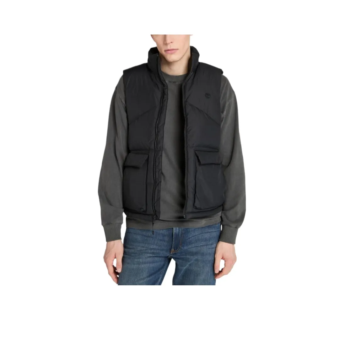 Timberland Черный Мужской Пуховый жилет