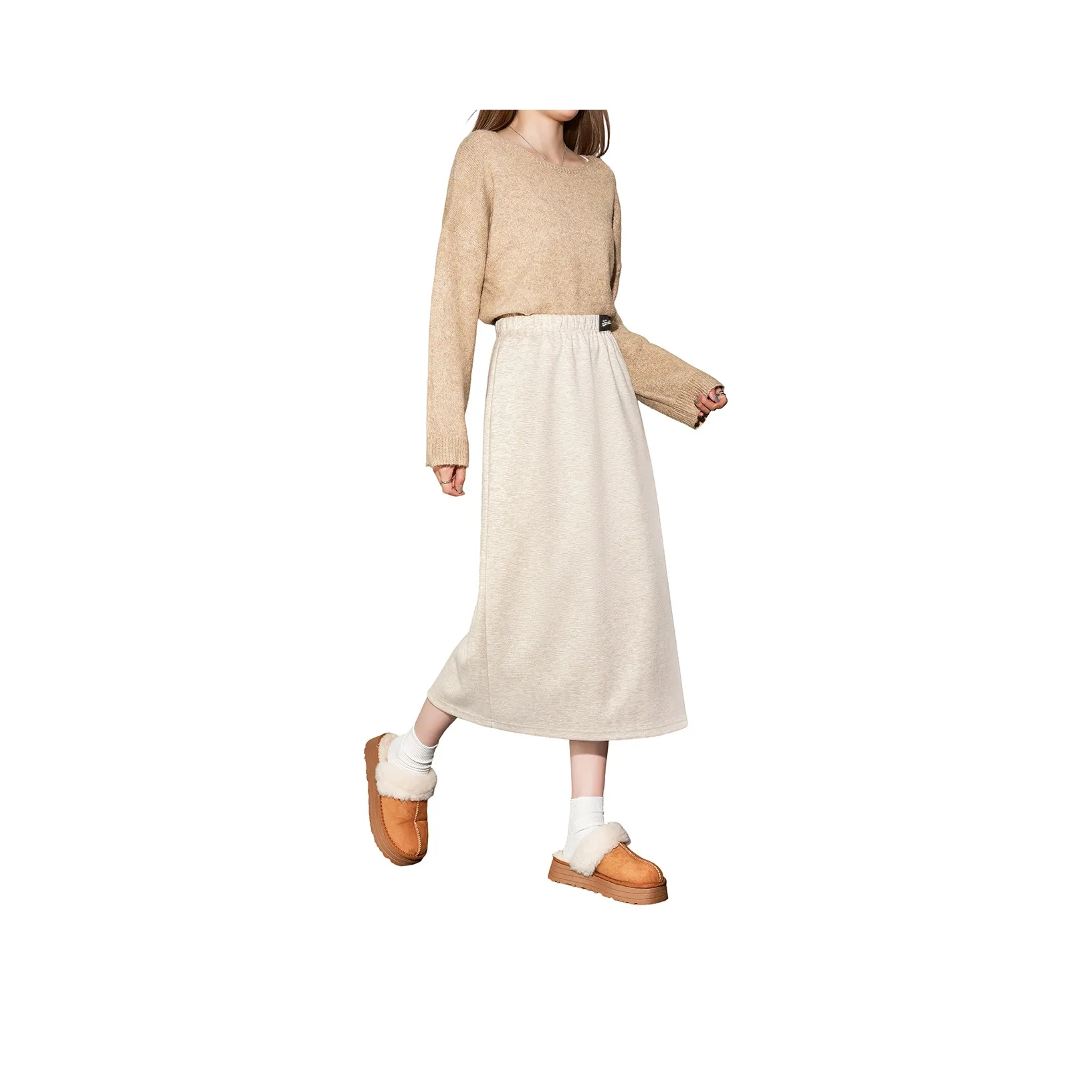 Tonlion Повседневная длинная юбка для женщин