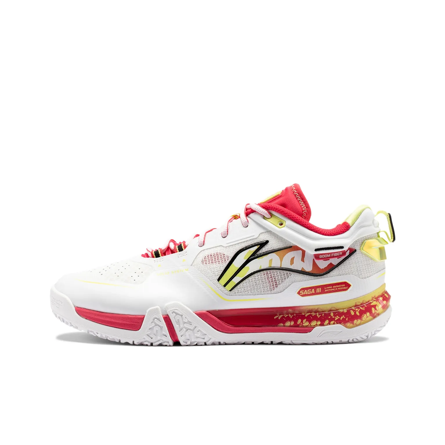 Подкладка Saga 3pro амортизаторы противоскользящие устойчивые к истиранию низкий топ обувь для бадминтона унисекс белый желтый