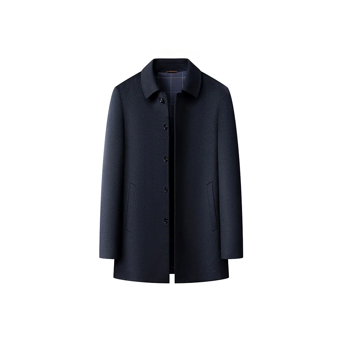 LAOYECHE Темно-синий мужской пальто