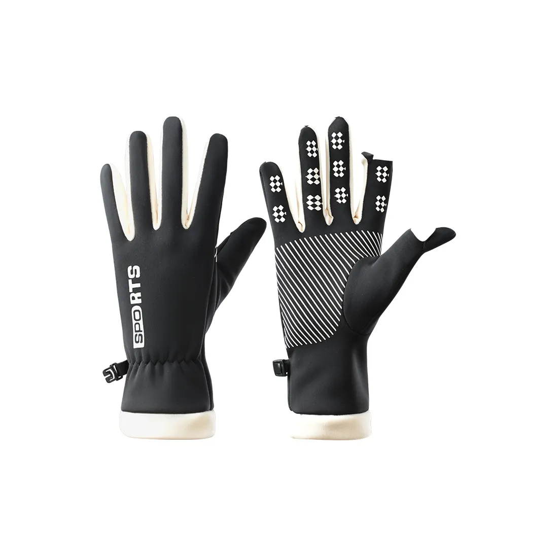 NANJIREN Утолщенные Теплые Перчатки Женские