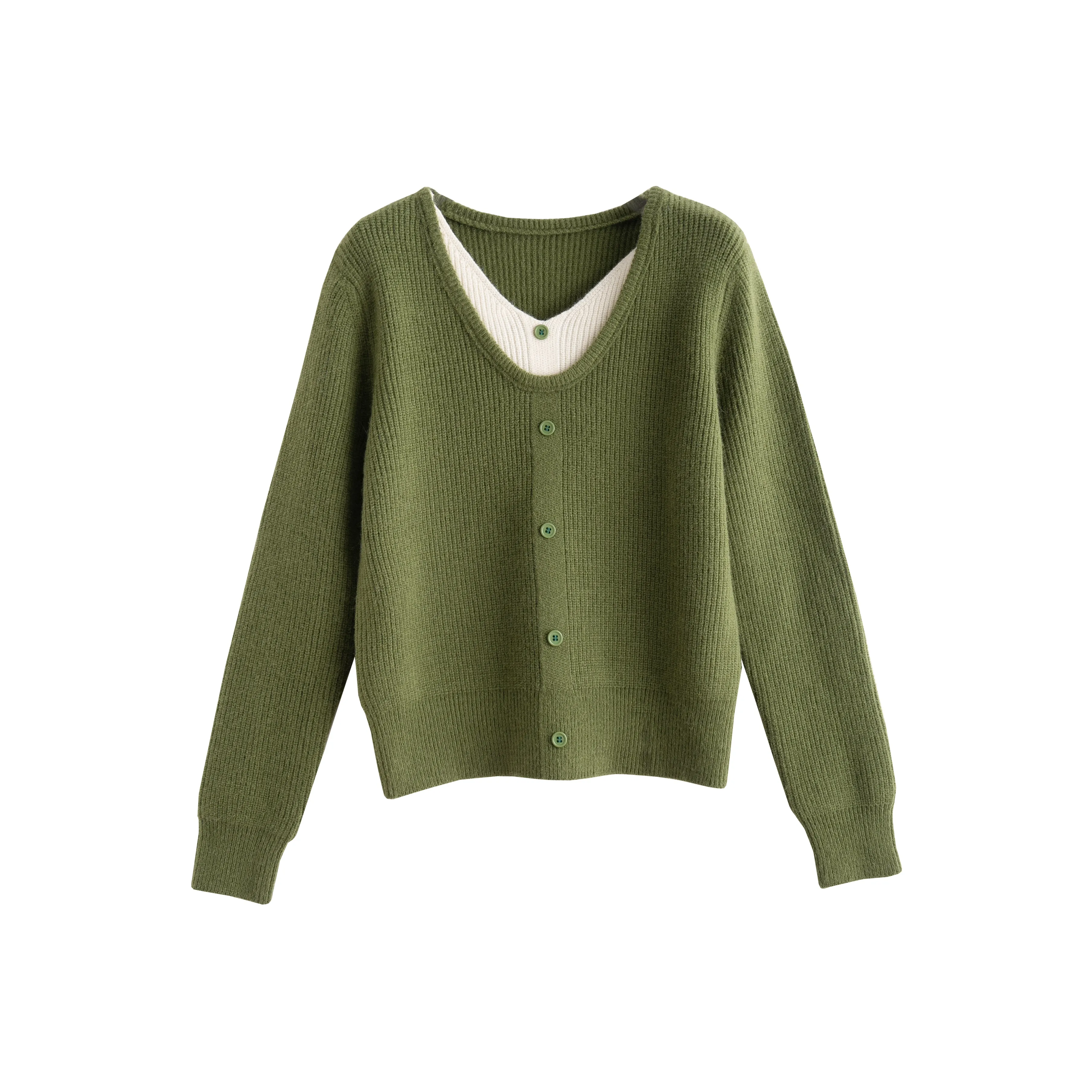 Tonlion Зеленый Тон Женский Трикотаж