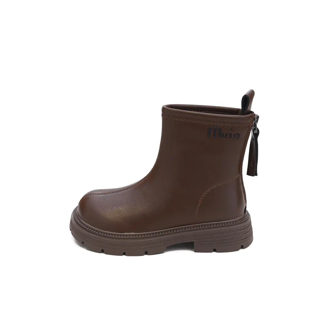 Budding Термический Устойчивый к истиранию Противоскользящий MID Верх Кожаные ботинки для детей