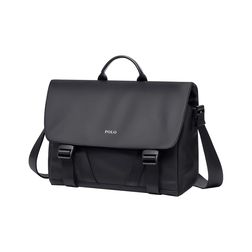 POLO Ткань Сумка через плечо Стандартная Мужская Черная