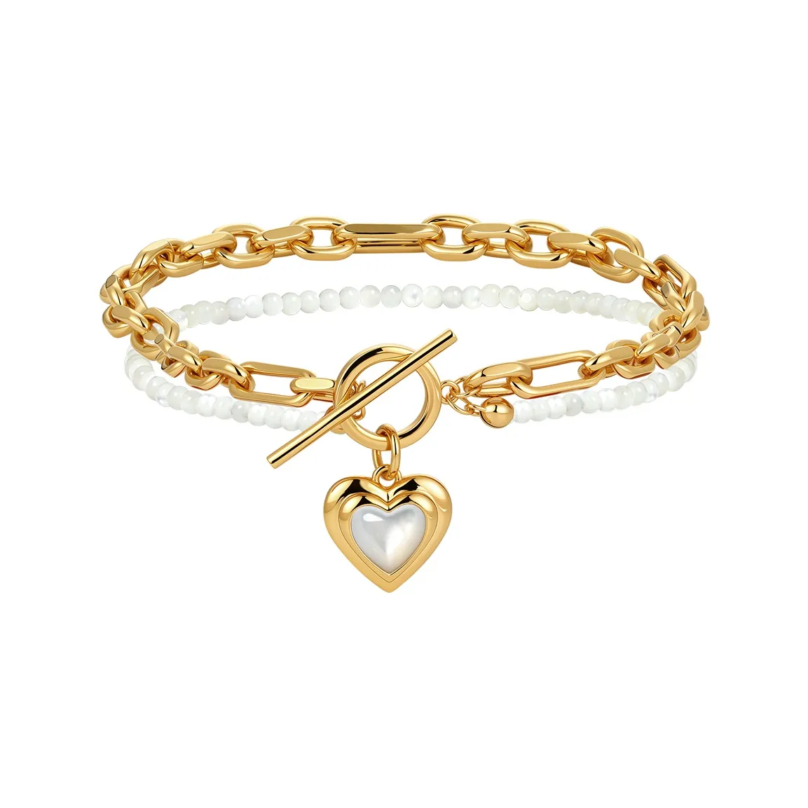 BOONEE ALUS Белая раковина Браслеты Женские