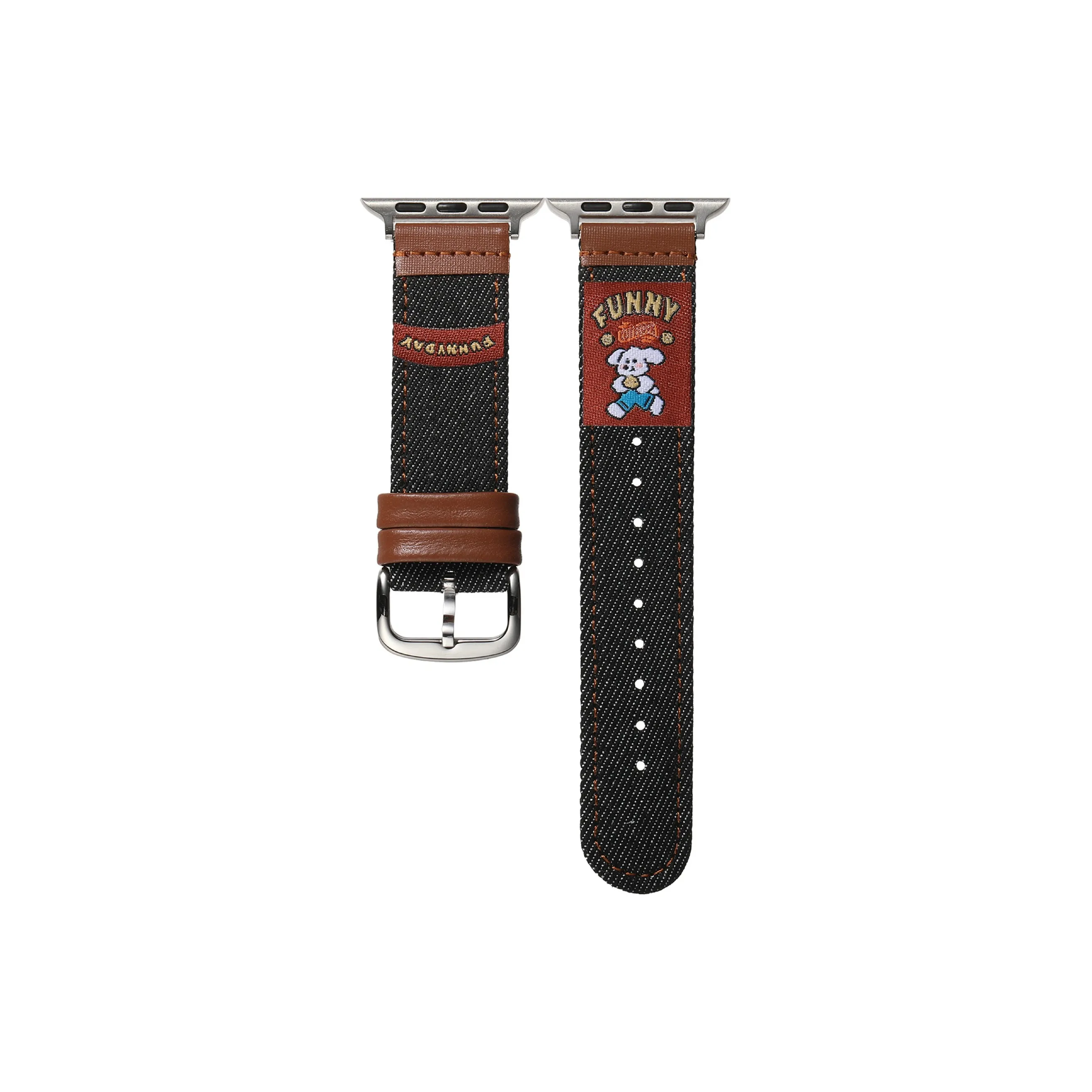 MSSM Ремень Apple Совместимость Denim Leather Material