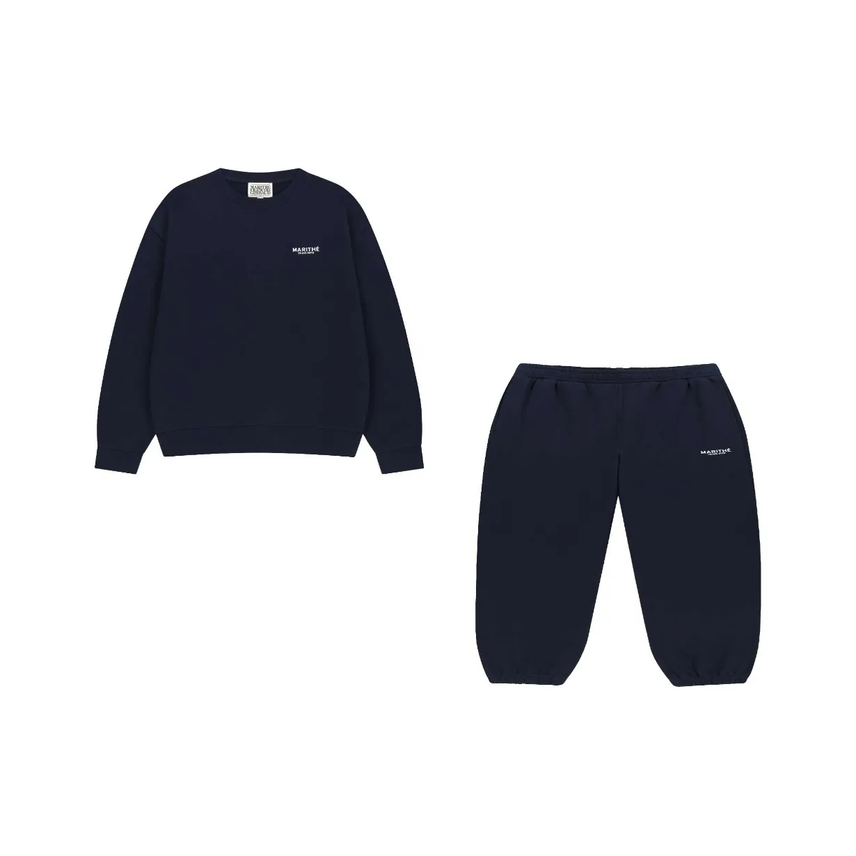 Marithe Francois Girbaud Fw25 Свитшот Комплект Унисекс