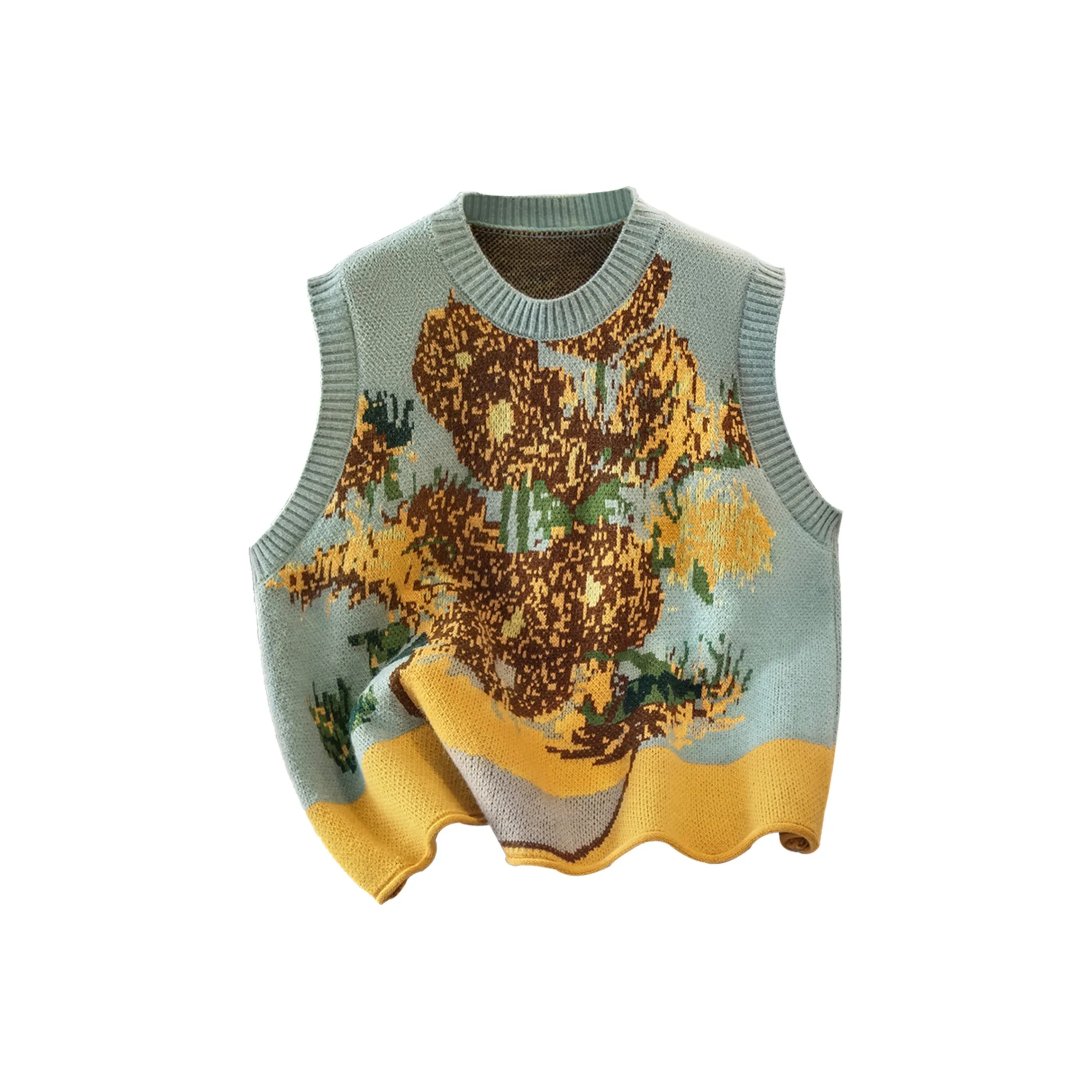 Cypress House Мятно-зеленый Женский жилет