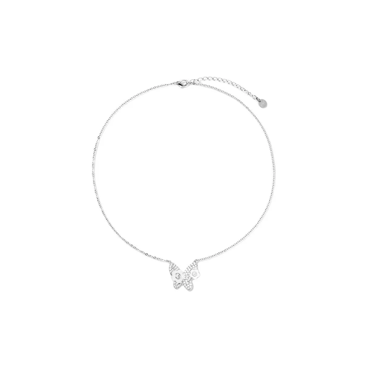 AWE Титановая сталь Циркон Ожерелье Новый Западный AUTUMN Зимний Премиум Feel Роскошь Эксклюзивный Цепочка на ключицу Женские