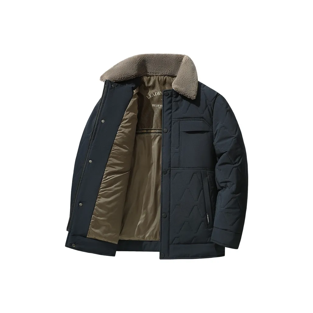 Vintage Cars Хлопковый пуховик-карго Мужской