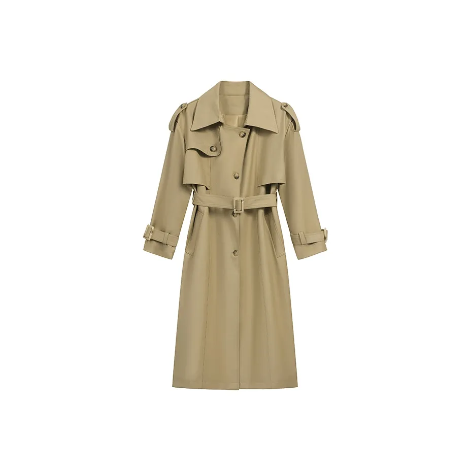 Nooidea Official Хаки Женское Пальто