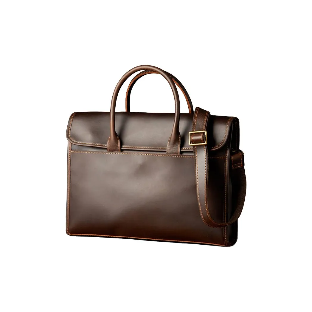 Simple & Nature Briefcases Dark Brown