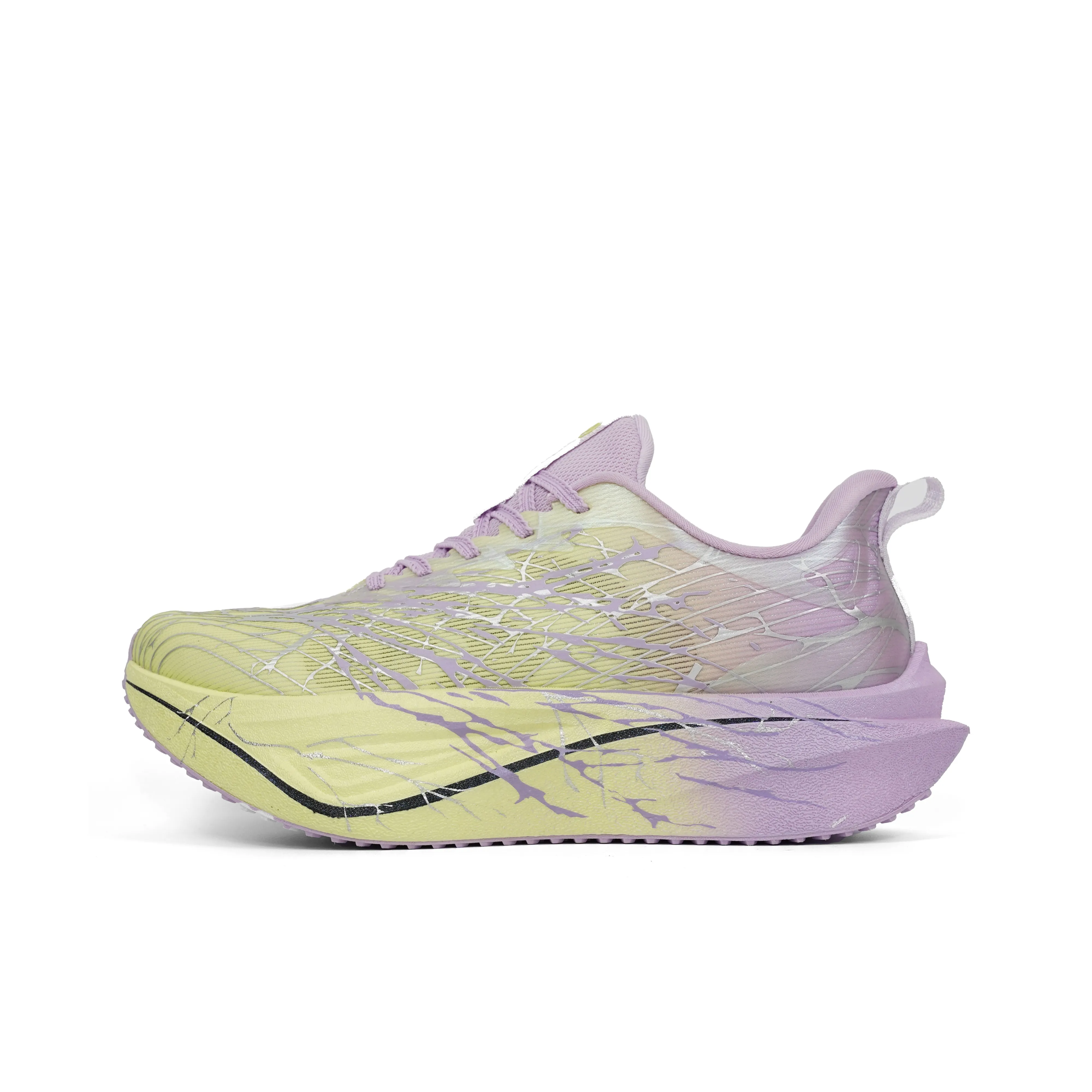 Jianjie Беговые кроссовки Низкий топ Phantom Butterfly Фиолетовый Светящийся в темноте Унисекс