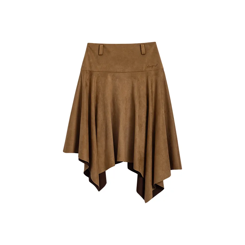 Desigual Коричневый Женские Повседневные Длинные Юбки