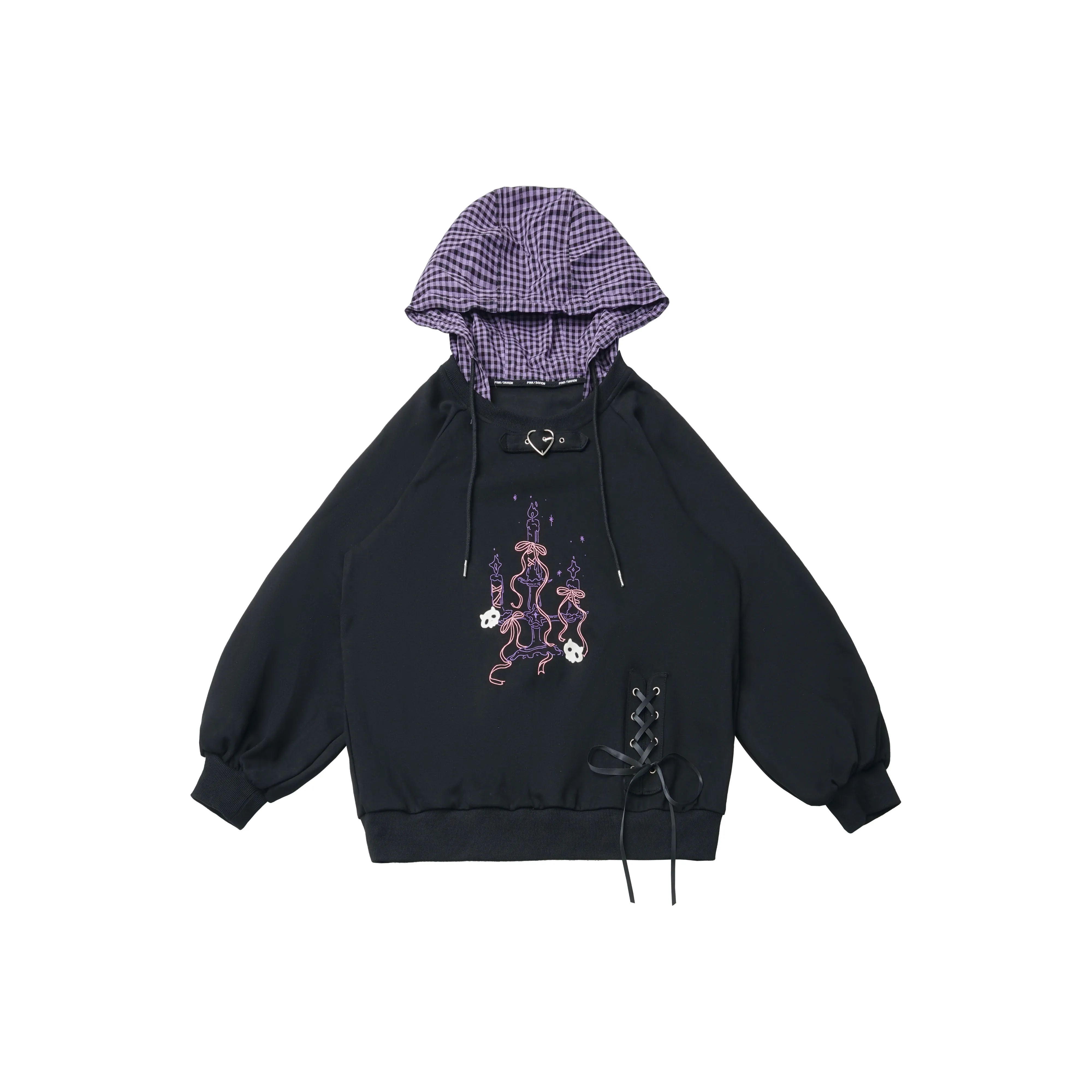 Pink Savior Осенний Зимний Худи Женское