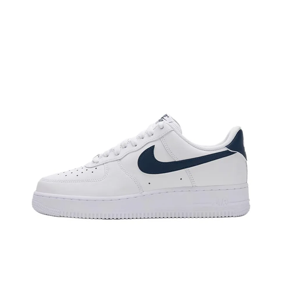 Nike Air Force 1 Амортизация Легкий Дышащий Низкий Топ Скейтборд Кроссовки Мужские Белые