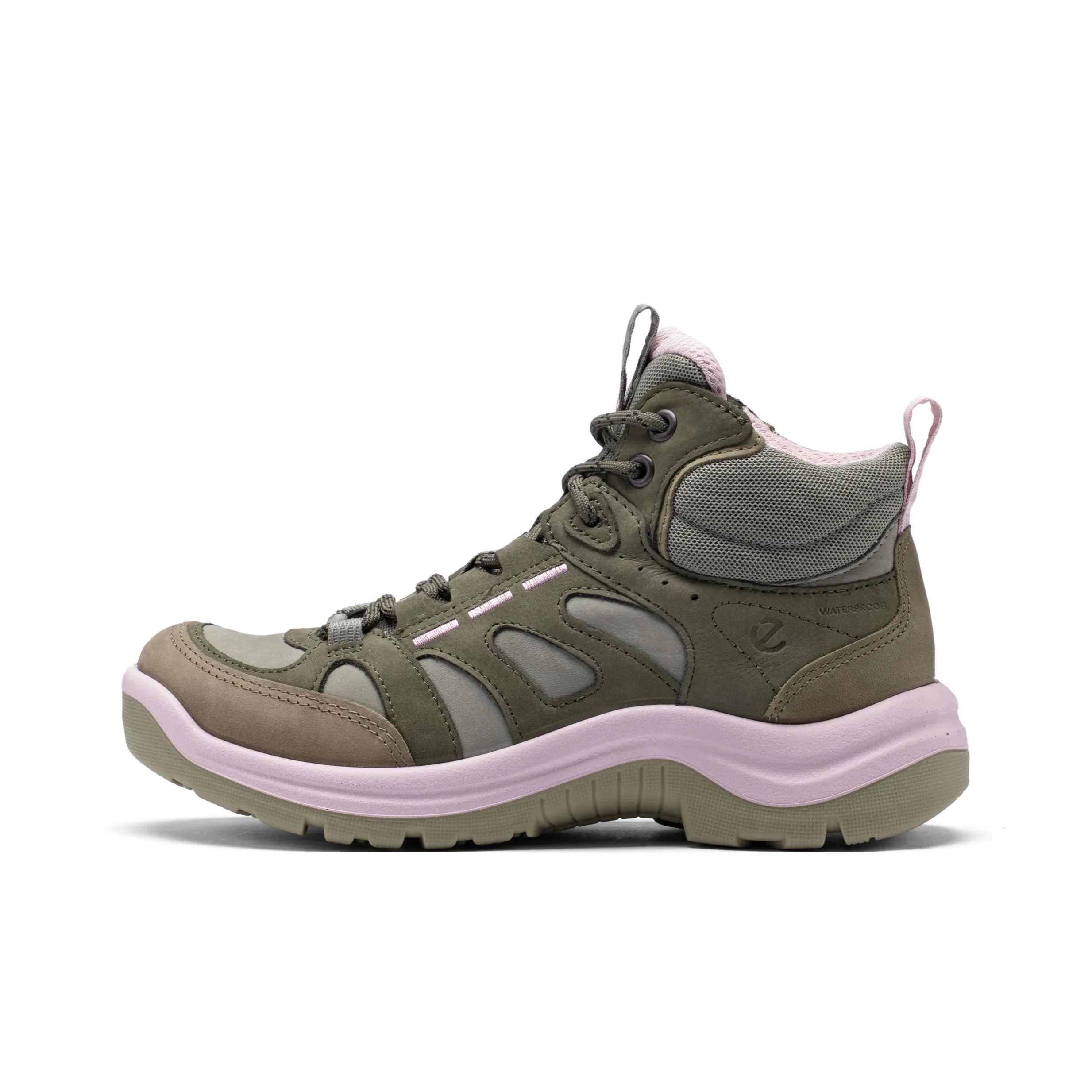 Ecco Трейл Бег Женская Обувь Коллекция Низкий Топ Альпинистская Обувь Женская Цвет Кардамон Коричневый Трава Зеленый 822413