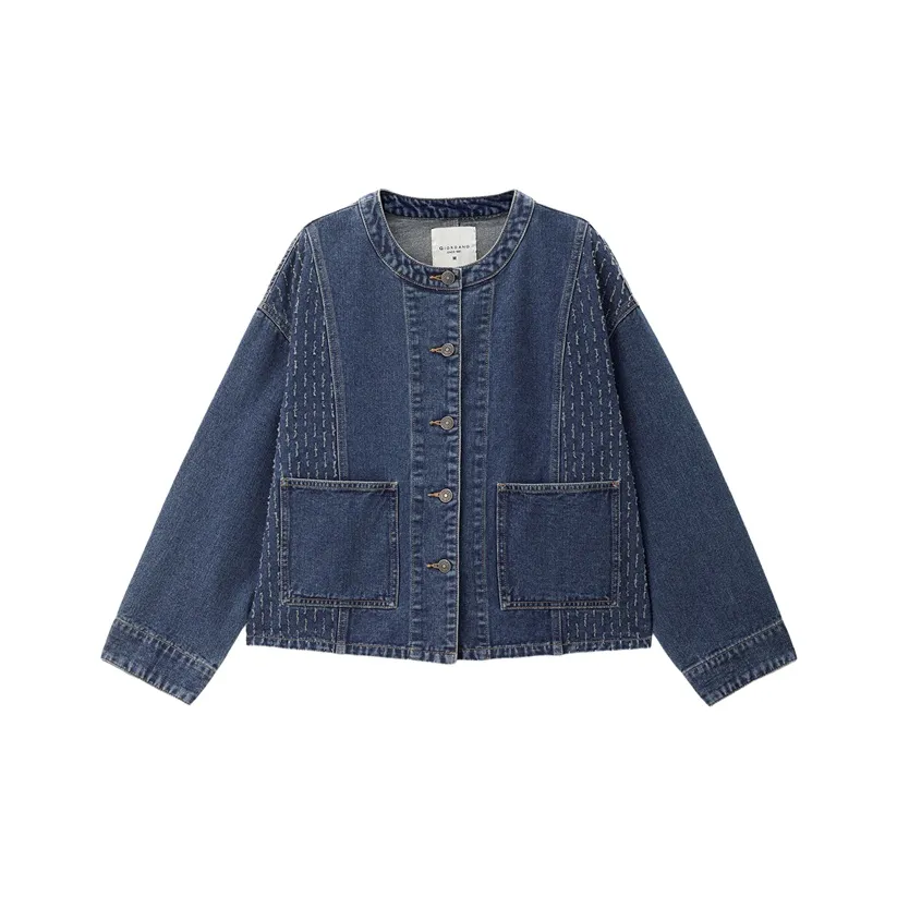 Giordano 2025 Winter Denim Jacket Women's