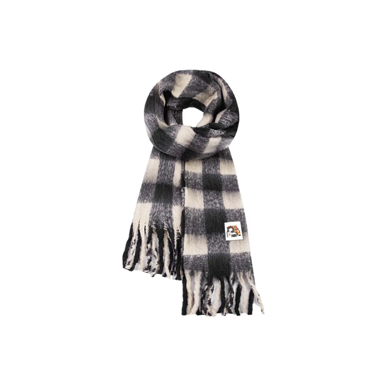 Supremo Cat Полиэстер Трикотаж Шарфы Унисекс