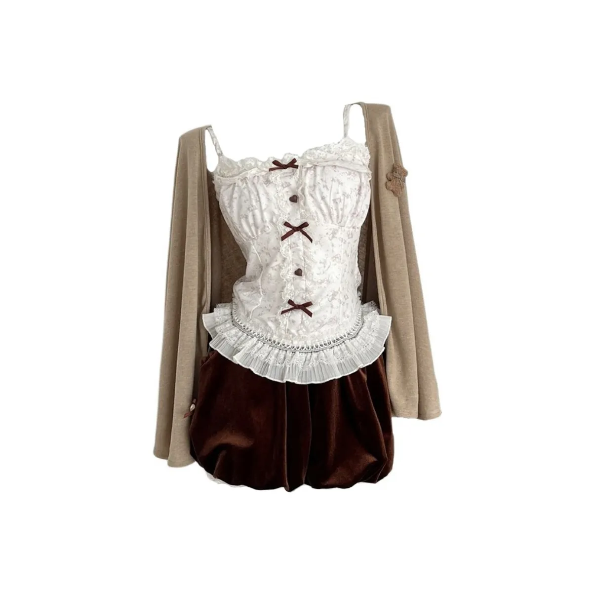 ONE PASS STUDIO Комплект с юбкой Женские