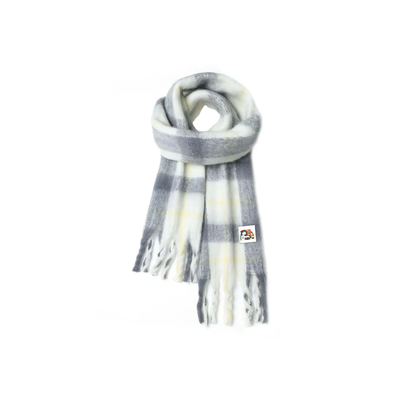 Supremo Cat Полиэстер Трикотаж Шарфы Унисекс