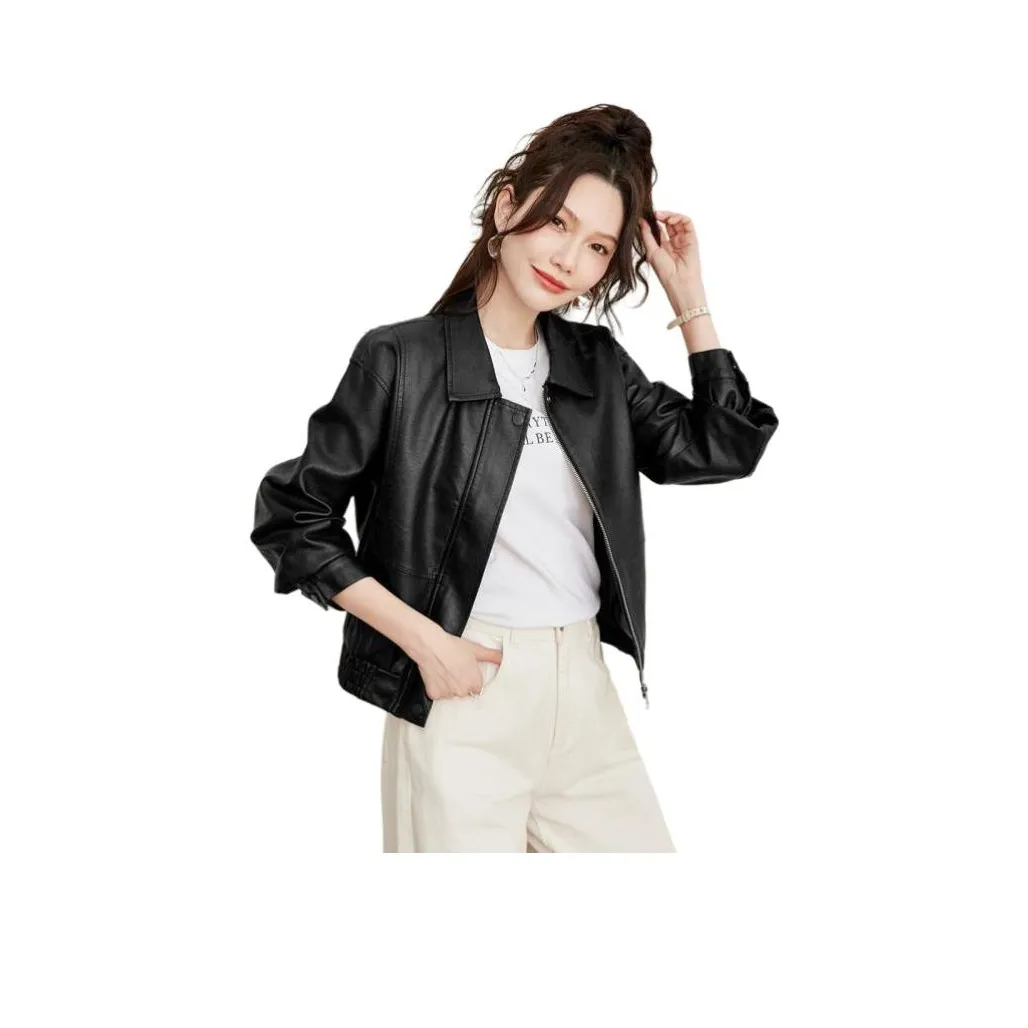 TERRE BLEUE Кожа Куртка Женская