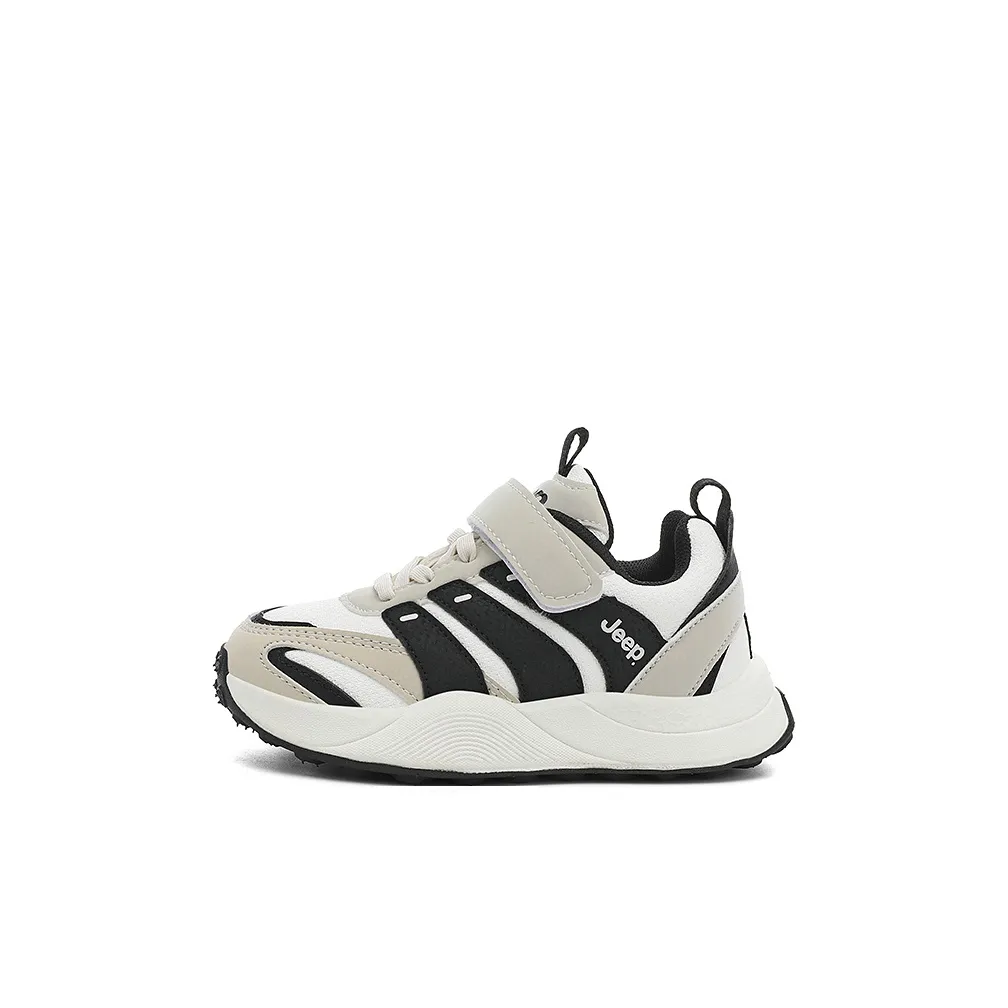 JEEP City Outdoor Low Топ Беговые кроссовки Айвори белый черный Детский
