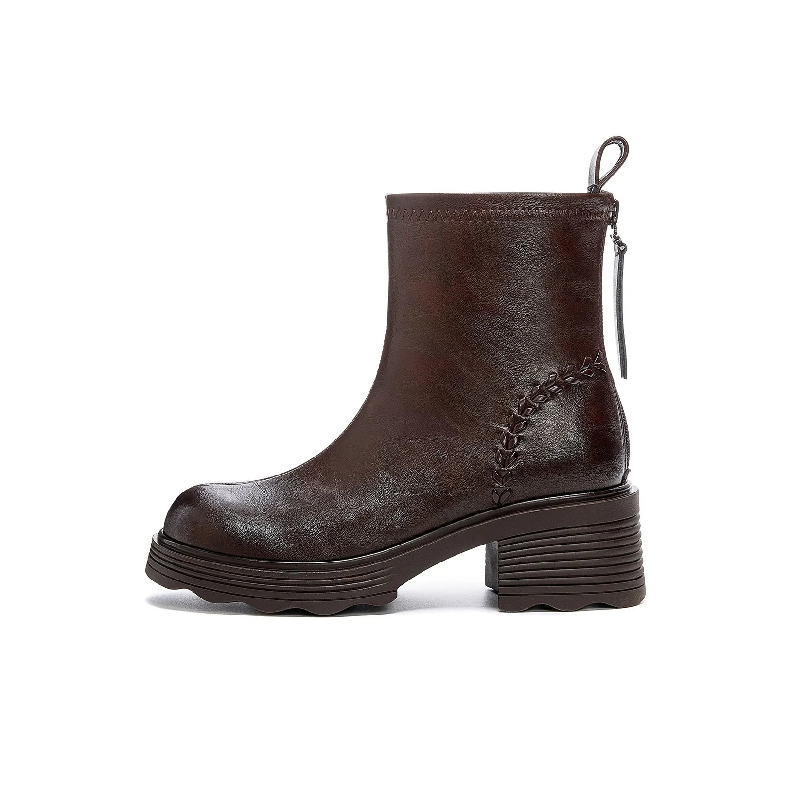 JOSINY Винтаж Британский стиль Модный Индивидуальный Модный Тонкий Ботинки Универсальный Ботильоны Высота каблука 5,5 см Женские