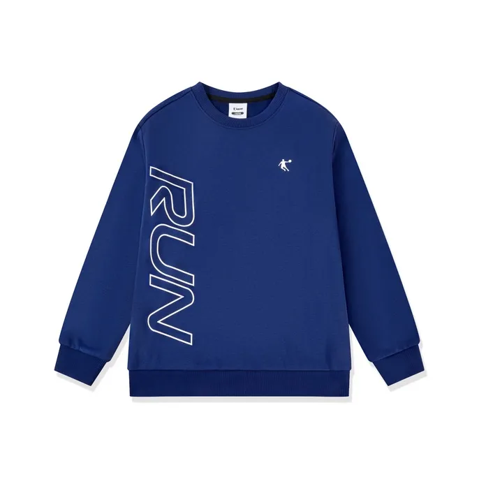 QIAODAN Полярный Ночной Синий Kids Свитшоты