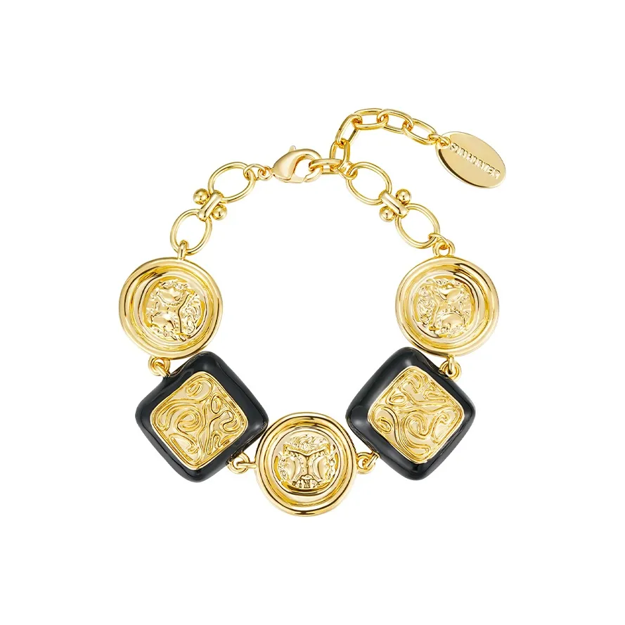 SUN HUNTER Медный IS Покрытие из золота с каратным золотом Браслеты Женские