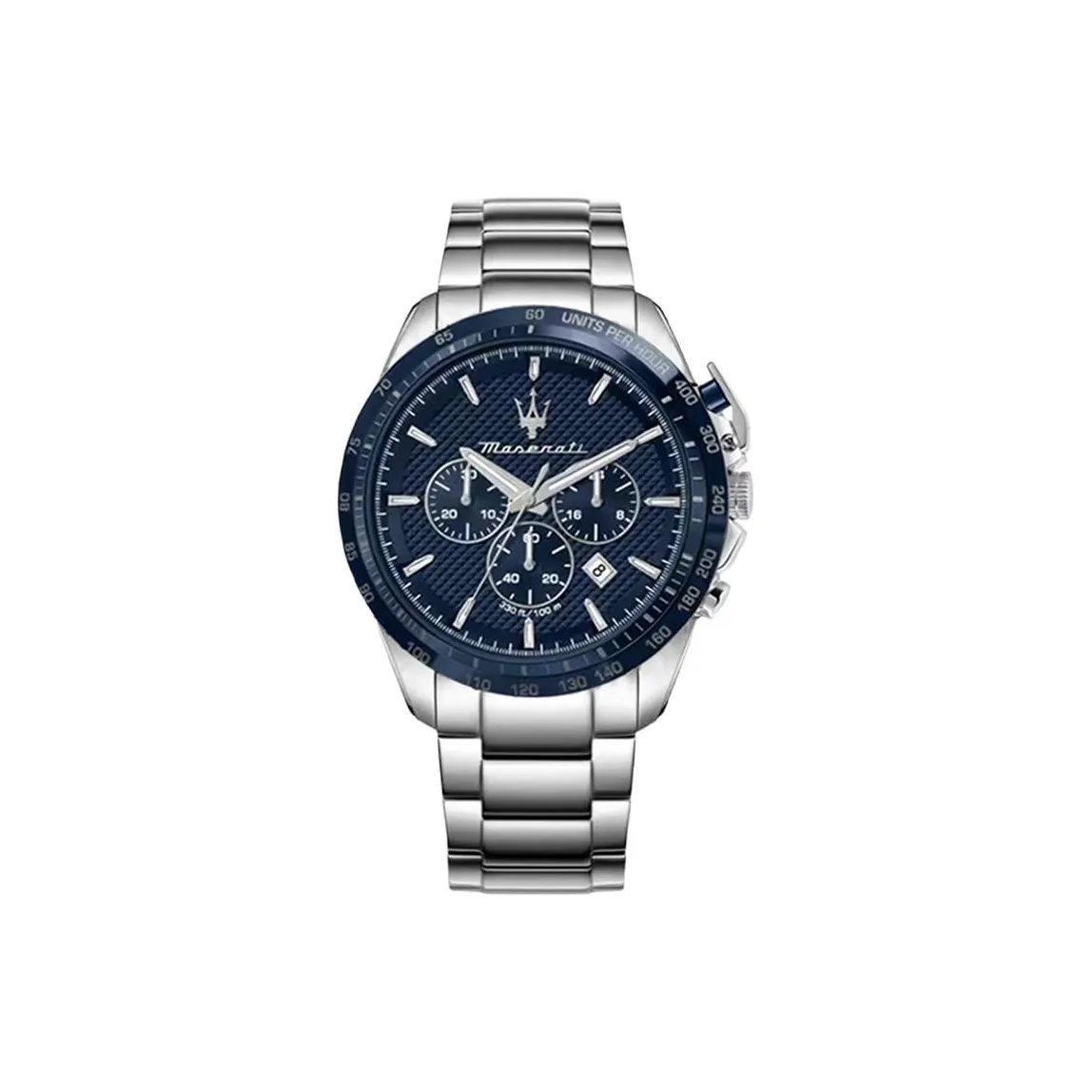 Maserati Кварц Мужские Часы 45 мм Синий