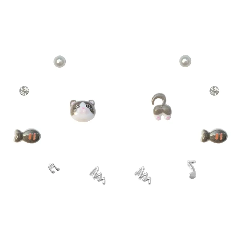 WANLIACC Сплав Серьги-гвоздики Женские