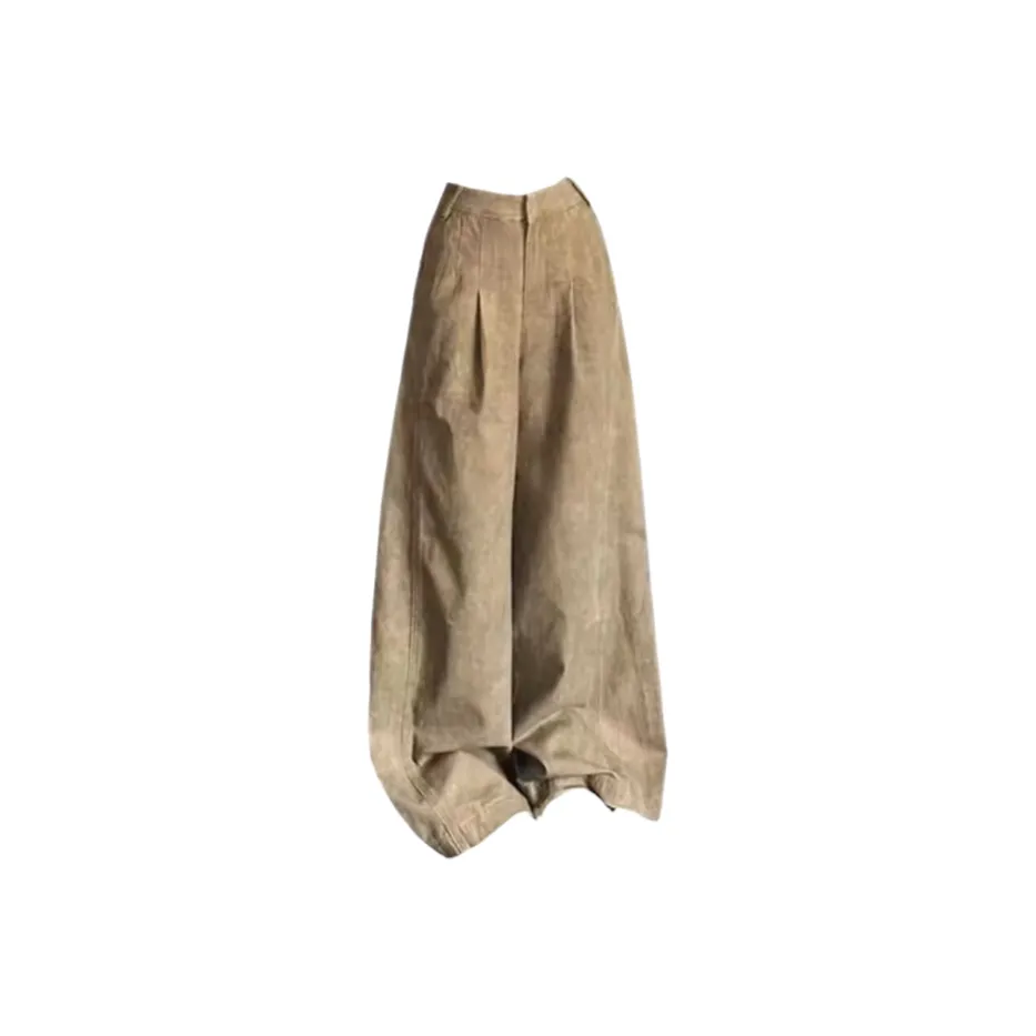 Wang Leshi Хаки Женские Брюки карго