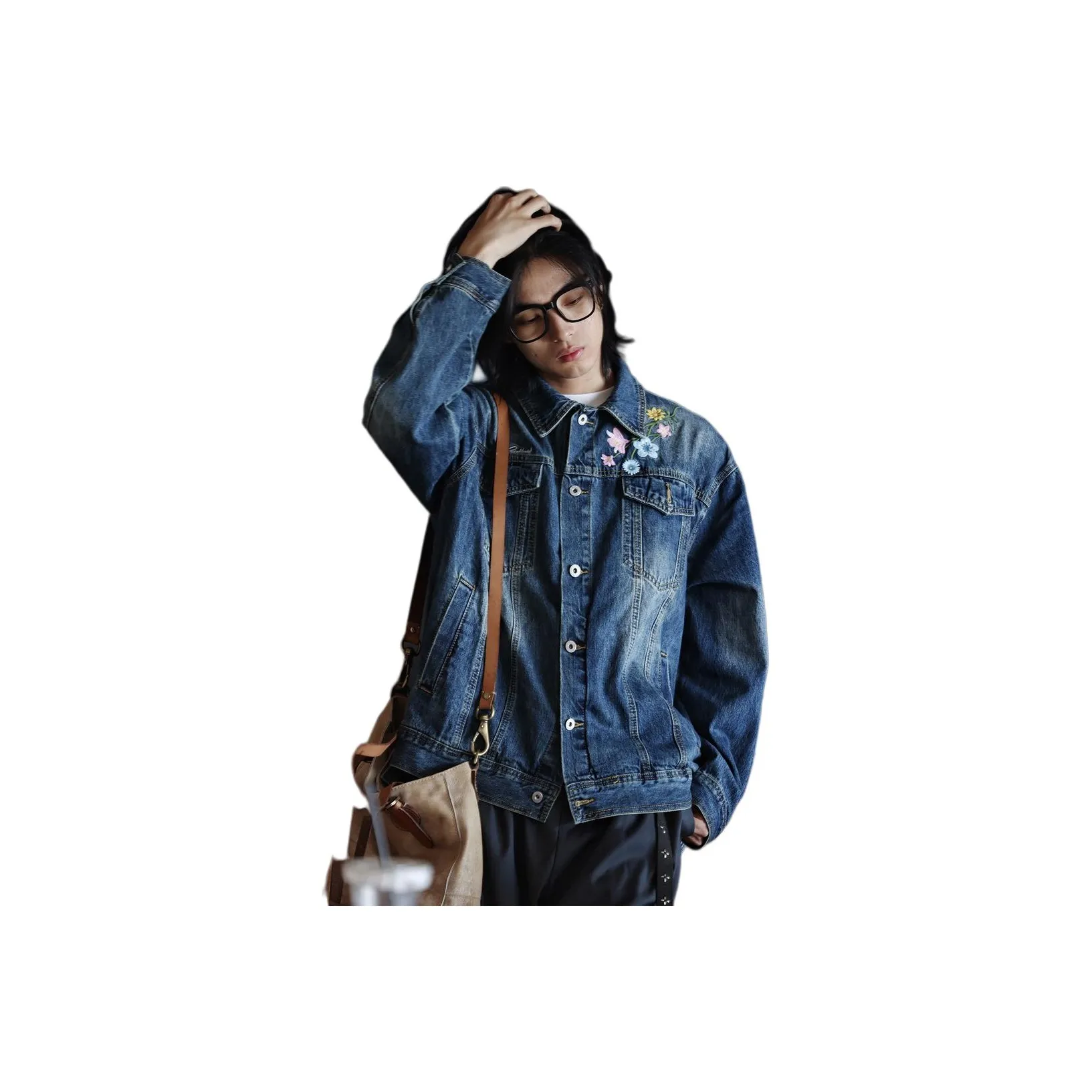 AMBER LIGHT Джинсовая куртка унисекс