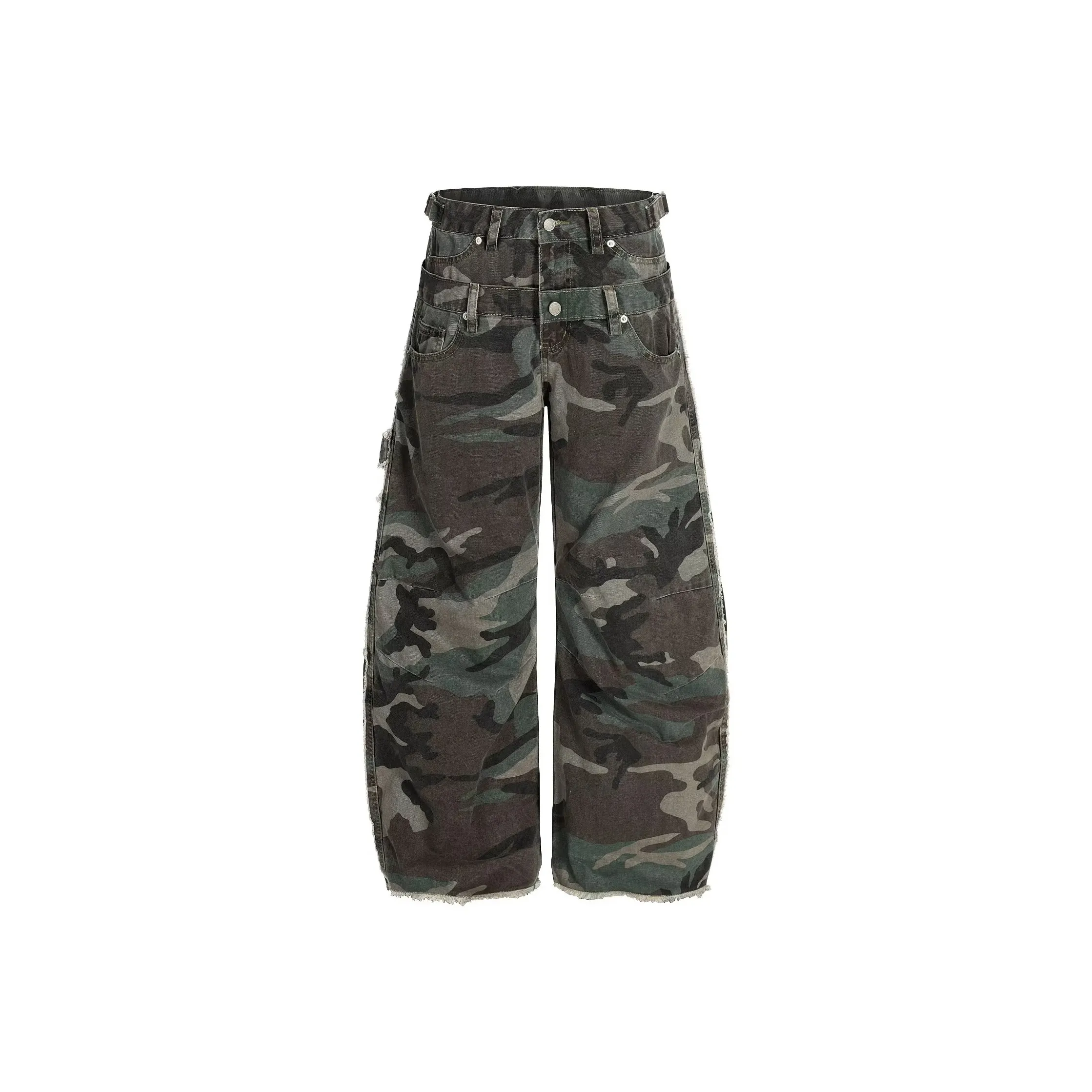 KAIZZGAO Камуфляж Мужские Джинсы