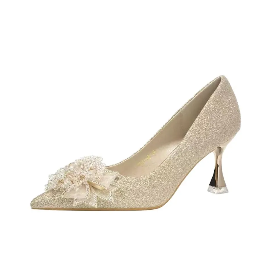 Lan Miao Грубый каблук Высокие каблуки Женские